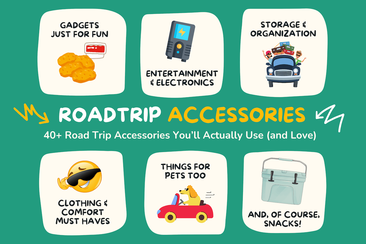 What are the best accessories for road trips?